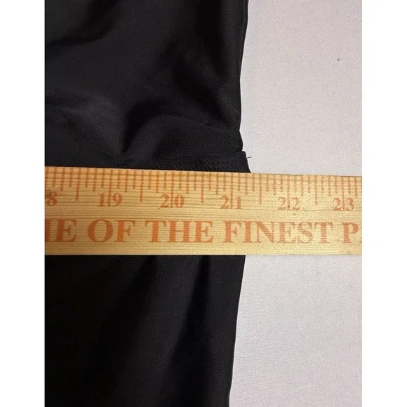 Torrid Black Hi‎ Neck Mesh Scoop Back One Piece Bathing Suit Size 4X-711 - Picture 4 of 7